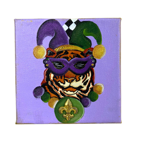 Mardi Gras Jester Tiger 6x6