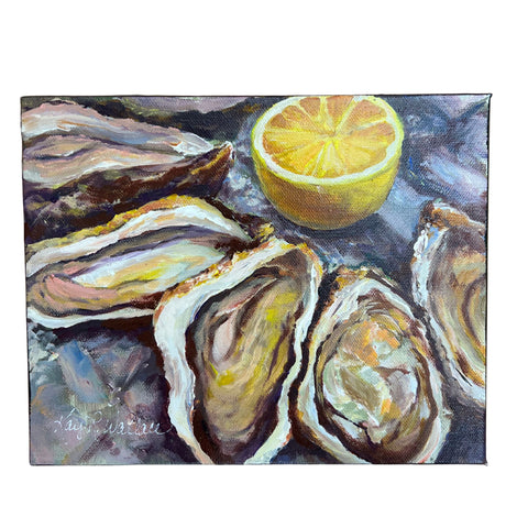 "Oysters and Lemon" 8x10