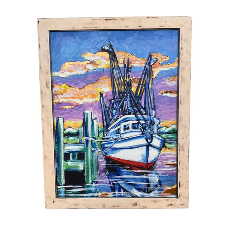 "Shrimp Boat" Reproduction 21x27