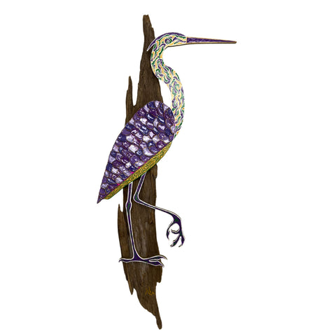 "Mardi Gras Heron"