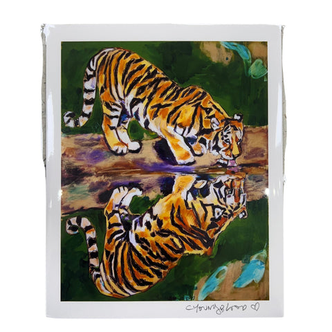 "Tiger Reflection" 11x14