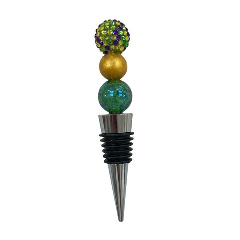 Mardi Gras Wine Stoppers