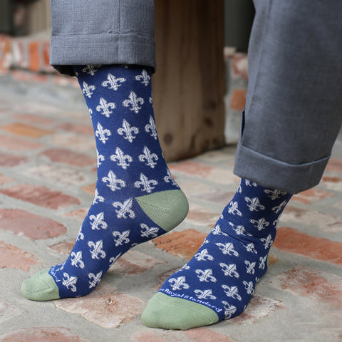 Men's Fleur de Lis Socks