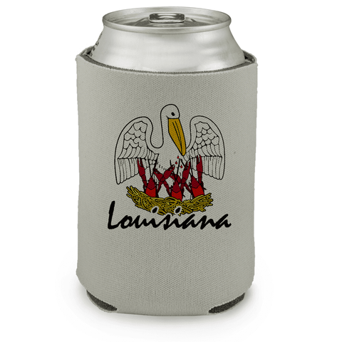 Cajun State Emblem Can Koozie