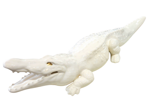 Handmade Ceramic Alligators