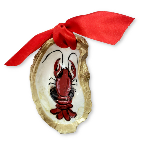 Crawfish Hand Painted Ornaments