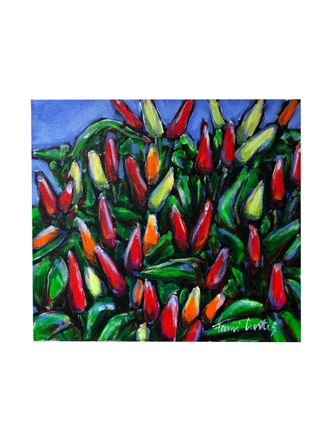 "Louisiana Crystal Peppers" 12X12