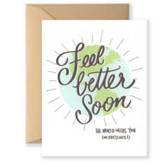 Feel Better Soon Sympathy Card