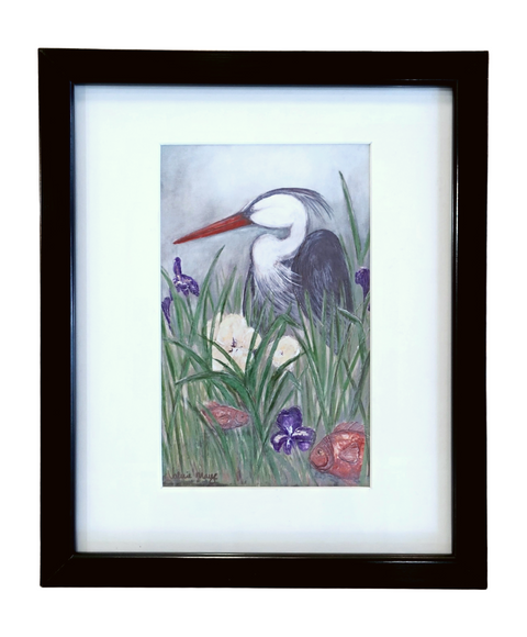 "Hide and Seek II" Framed and Matted Fine Art Reproduction 9x11