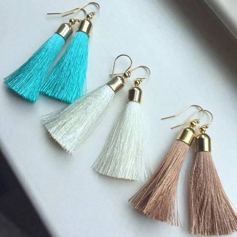 Long Fringe Earrings