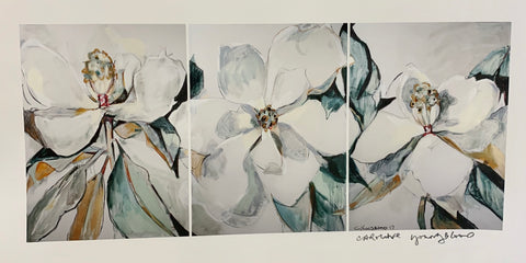 "Triple Magnolia" Print - 318 Art and Garden