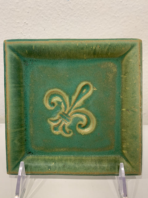 Small Tray with Fleur de Lis - 318 Art and Garden