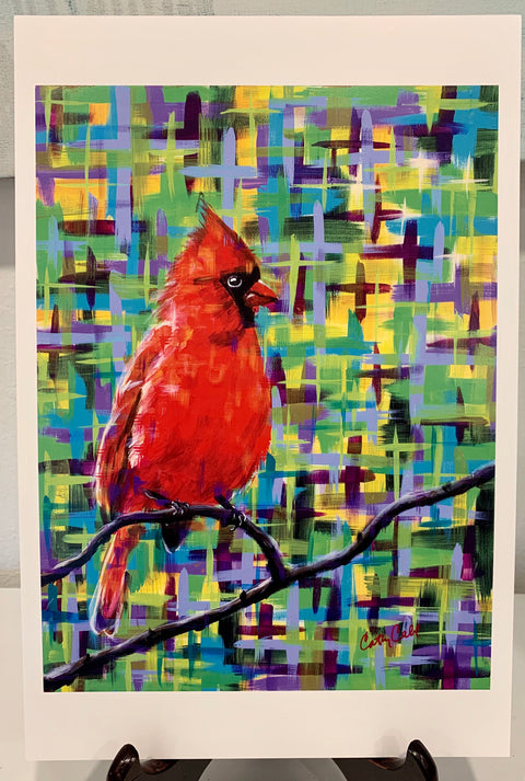 "Cardinal Rules" 12X18 Print - 318 Art and Garden