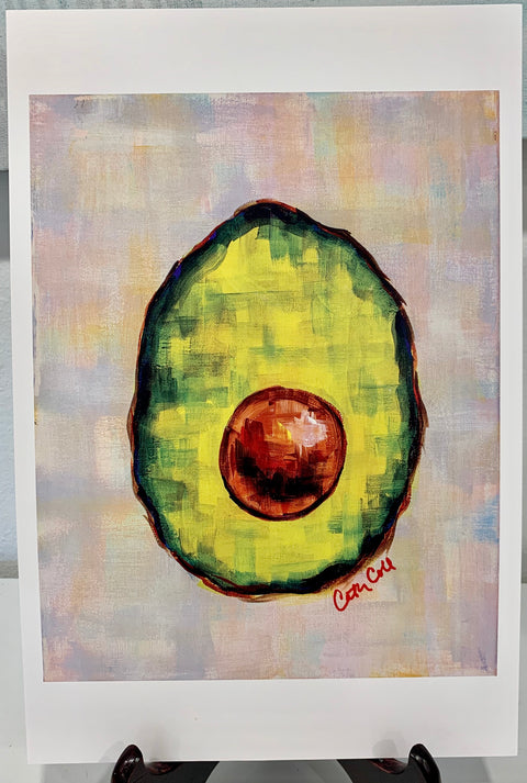 "Ahhvocado" 12X18 Print - 318 Art and Garden