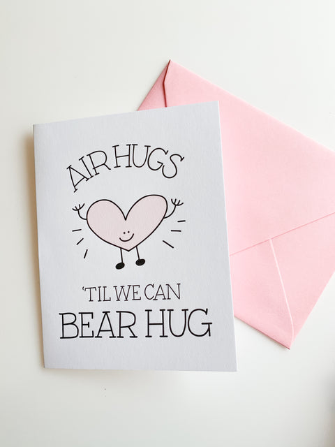 Air Hugs Greeting Card