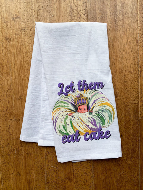 Let Them Eat Cake Tea Towel