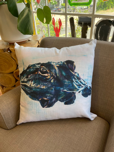 "LA Alligator" Pillow