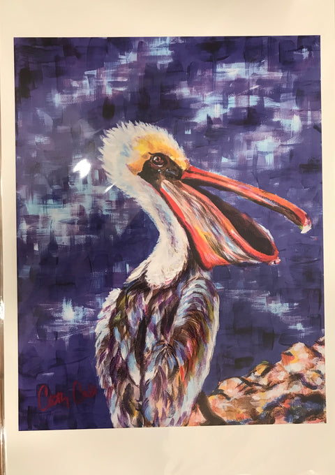 "Pelican Brief" 12X18 Print - 318 Art and Garden