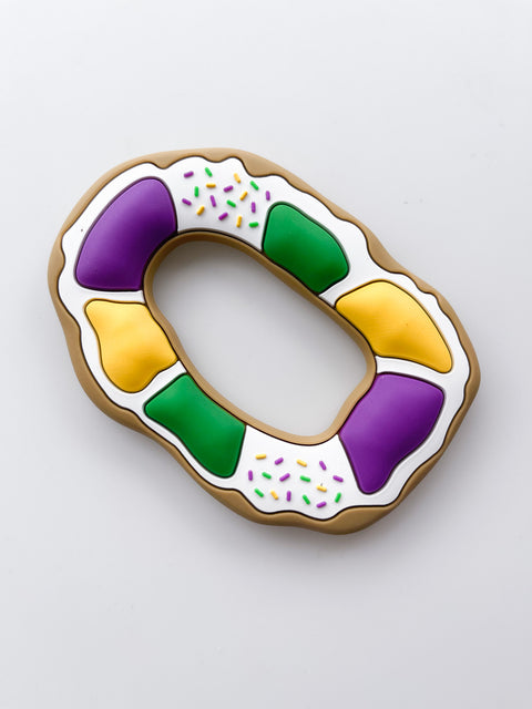 King Cake Silicone Teether