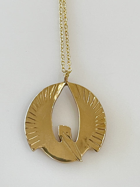 Pelican Rising Pendant Necklaces