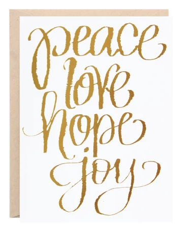 "Peace Love Hope Holiday" - 318 Art and Garden
