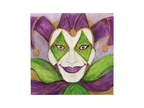 "The Jester" Giclée Print 8"x8"