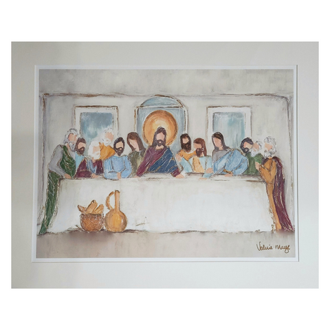 "The Last Supper" Matted Fine Art Reproduction