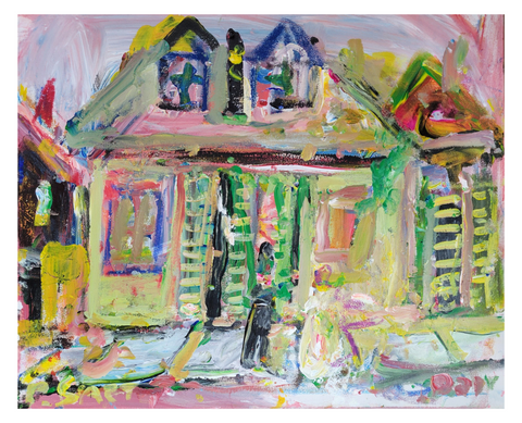 "Creole Cottage" Acrylic on Canvas 16"x20"