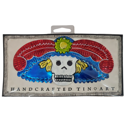 Tin Day of the Dead Catrina