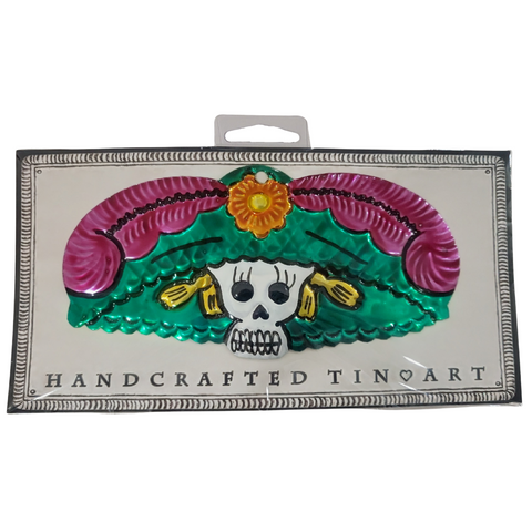 Tin Day of the Dead Catrina