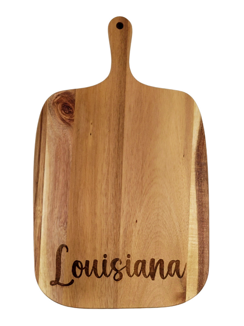 Louisiana Wooden Charcuterie Board