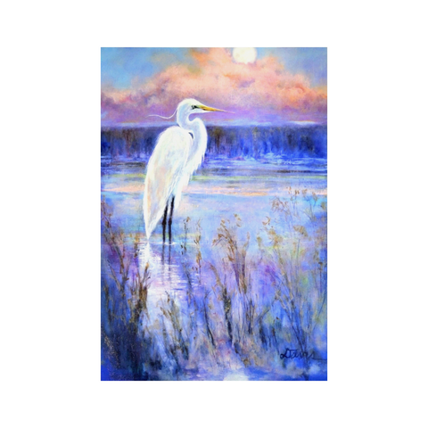 "Louisiana Moonlit Marsh" Canvas Fine Art Reproduction