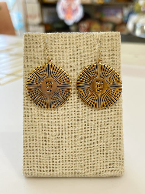 You Are My Sunshine Earrings - 318 Art Co.