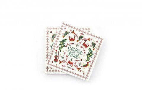 Cocktail Napkin-Joyeux Noel