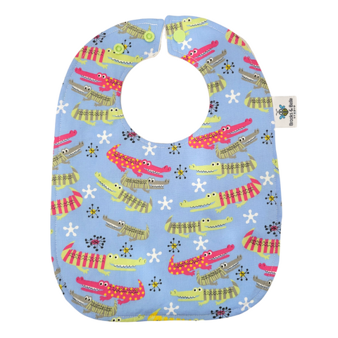 Alligator Baby Bibs by Brooks & Belle