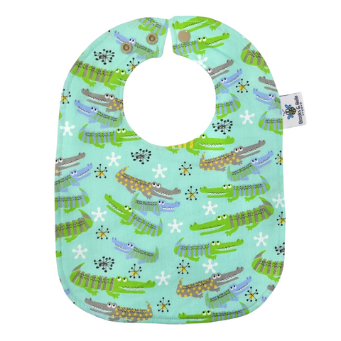 Alligator Baby Bibs by Brooks & Belle