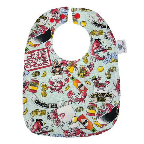 Crawfish Baby Bibs by Brooks & Belle