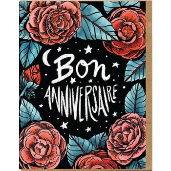 Bon Anniversaire Greeting Card