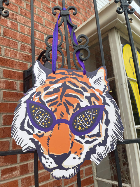 Geaux Tiger Door Hanger