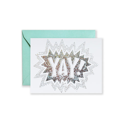 "Yay!" Greeting Card